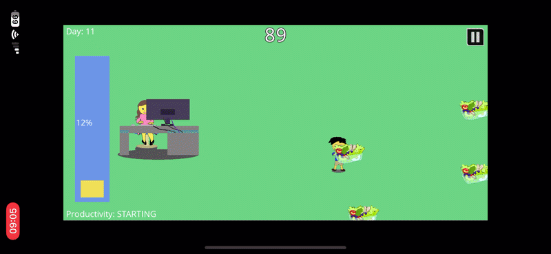 Help Sarah Eat Salad gameplay