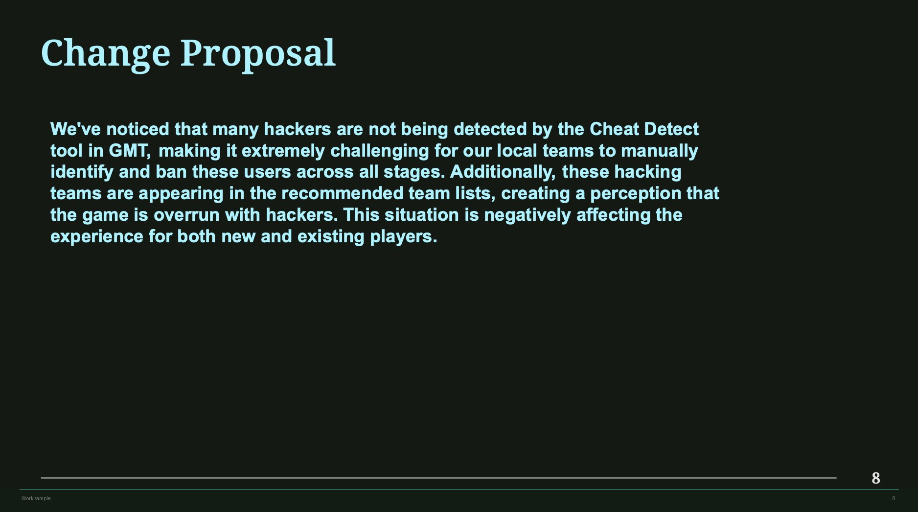 Bug report EN